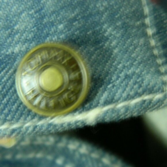 Vintage Tommy Hilfiger Jean Jacket  Hong Kong Med - Picture 8 of 10